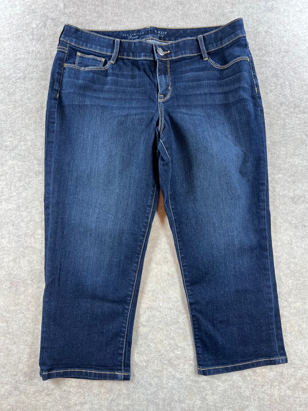 The Limited Denim Crop 678 Cropped Capri Jeans Size 14